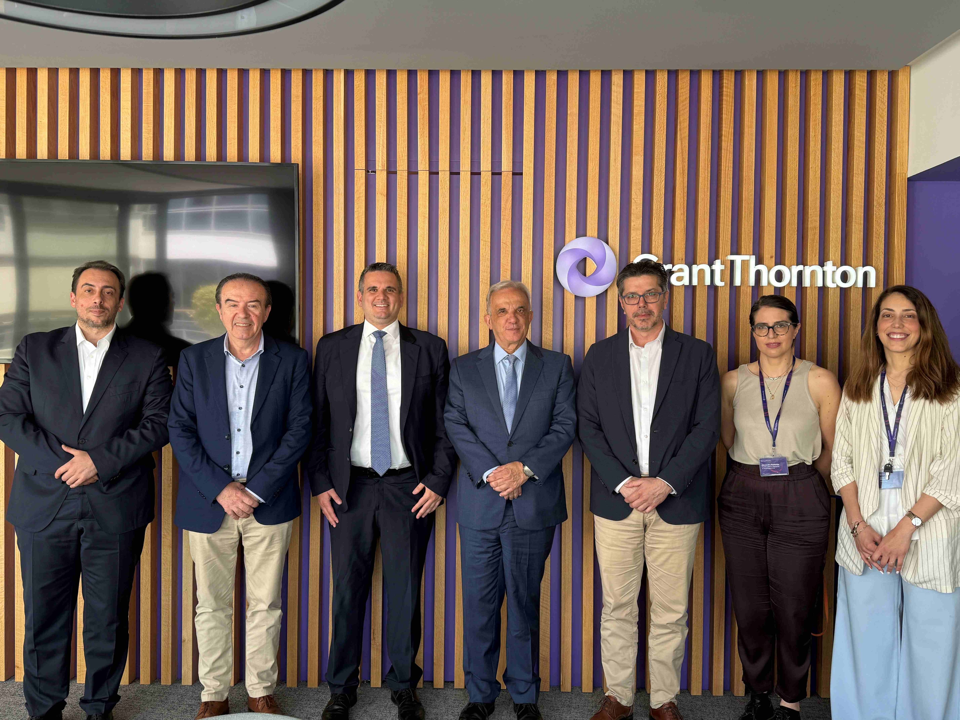 Grant Thornton and Seeders teams at the MoU signing ceremony, Athens, May 2026